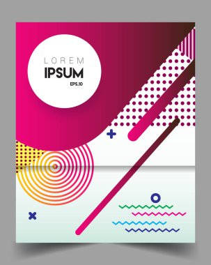 Arkaplan Soyut geometrik desen tasarımı. Modern tasarım için vektör şablonları, kapak, şablon, dekore edilmiş, broşür.
