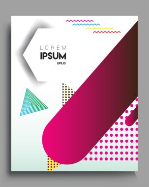 Arkaplan Soyut geometrik desen tasarımı. Modern tasarım için vektör şablonları, kapak, şablon, dekore edilmiş, broşür.