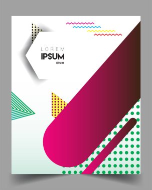 Arkaplan Soyut geometrik desen tasarımı. Modern tasarım için vektör şablonları, kapak, şablon, dekore edilmiş, broşür.