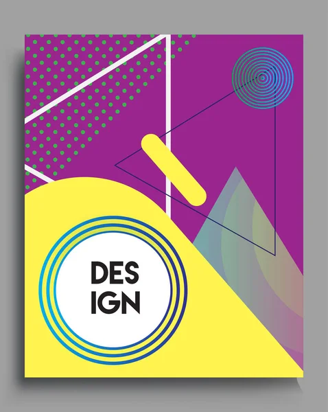 Bakgrund Abstrakt Geometrisk Mönsterdesign Vektormallar För Modern Design Omslag Mall — Stock vektor
