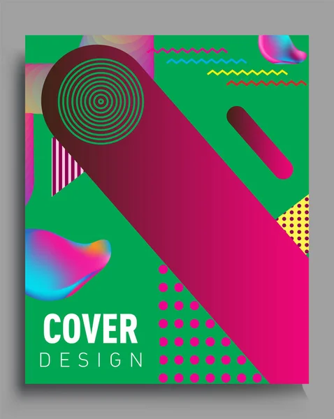 Background Abstract Geometric Pattern Design Vector Templates Modern Design Cover — Stock Vector