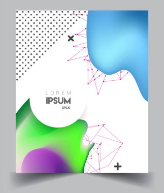 Abstract geometric pattern design and background. Vector templates for modern design, cover, template, decorated, brochure, flyer.
