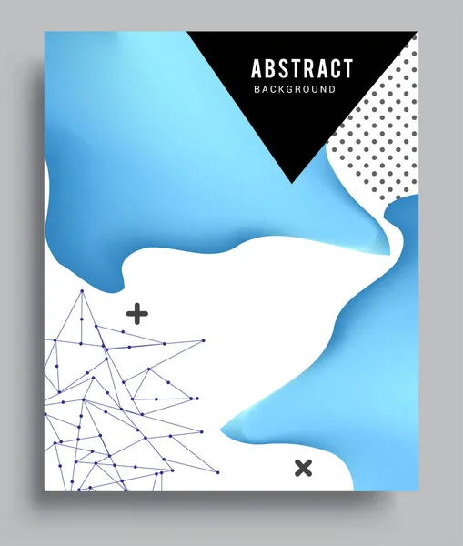 Abstrakte Geometrische Mustergestaltung Und Hintergrund Vektorvorlagen Für Modernes Design Cover — Stockvektor