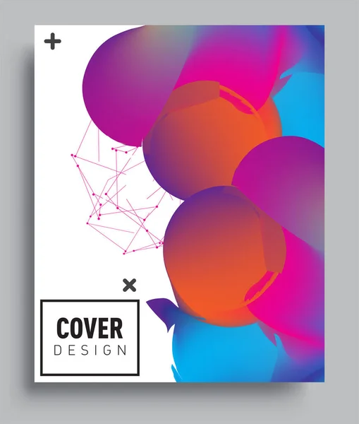 Abstract Geometric Pattern Design Background Vector Templates Modern Design Cover — Stok Vektör