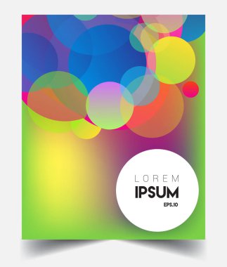 Modern soyut kapaklar. Cool gradient şekilleri bileşimi, vektör tasarımı kapsar.