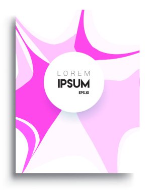 Modern soyut kapaklar. Cool gradient şekilleri bileşimi, vektör tasarımı kapsar.