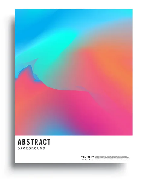Moderne Abstracte Omslagen Cool Gradiënt Vormen Samenstelling Vector Covers Ontwerp — Stockvector