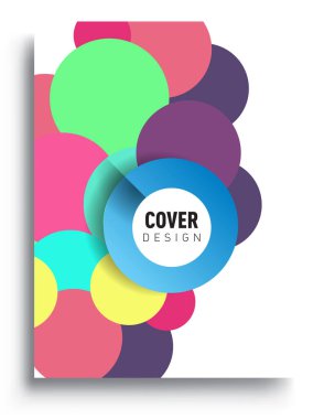 Modern soyut kapaklar. Cool gradient şekilleri bileşimi, vektör tasarımı kapsar.