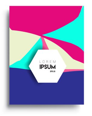 Modern soyut kapaklar. Cool gradient şekilleri bileşimi, vektör tasarımı kapsar.