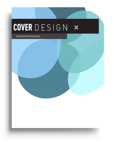 Modern Abstract Covers Cool Gradient Shapes Composition Vector Covers Design — Stock Vector