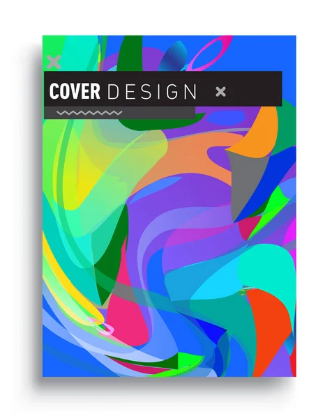 Minimalistic Design Creative Concept Abstract Geometric Design Memphis Pattern Colorful — Wektor stockowy