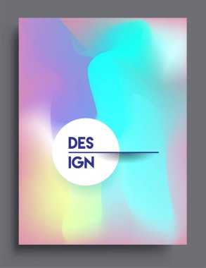 Sıvı renk ve sıvı renkli şekillerle kaplama tasarımı. Soyut çizgilerin ve stil grafik geometrik elementlerin düzenlenmesi. Pankartlar, broşürler, posterler, kapaklar ve afişler için kullanılabilir. Vektör