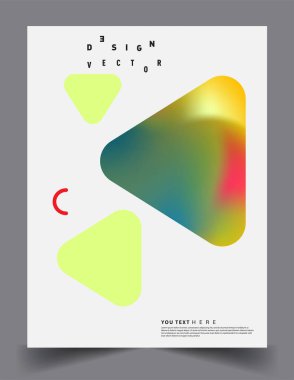 Sıvı renk ve sıvı renkli şekillerle kaplama tasarımı. Soyut çizgilerin ve stil grafik geometrik elementlerin düzenlenmesi. Pankartlar, broşürler, posterler, kapaklar ve afişler için kullanılabilir. Vektör