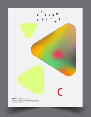 Sıvı renk ve sıvı renkli şekillerle kaplama tasarımı. Soyut çizgilerin ve stil grafik geometrik elementlerin düzenlenmesi. Pankartlar, broşürler, posterler, kapaklar ve afişler için kullanılabilir. Vektör