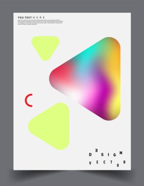 Sıvı renk ve sıvı renkli şekillerle kaplama tasarımı. Soyut çizgilerin ve stil grafik geometrik elementlerin düzenlenmesi. Pankartlar, broşürler, posterler, kapaklar ve afişler için kullanılabilir. Vektör