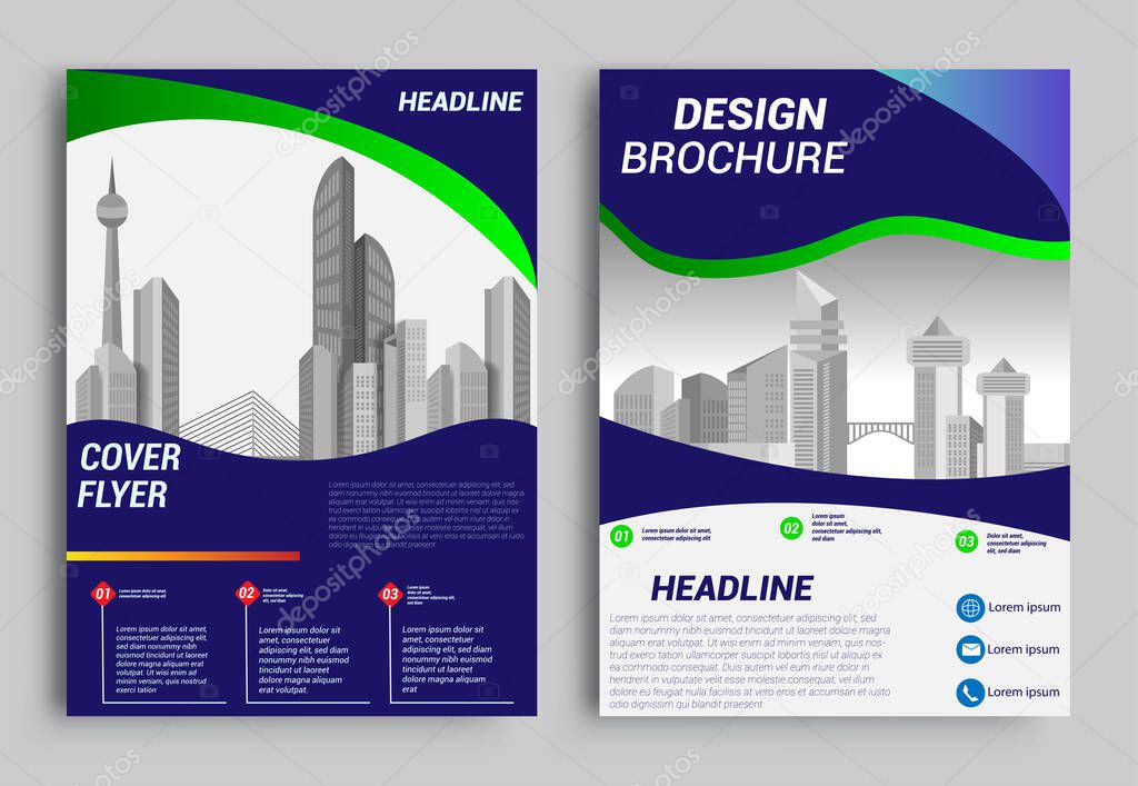 Business brochure flyer design layout template in A4 size, report, poster, flyer background with geometric background for Business Presentation, Portfolio, Banner, Website.