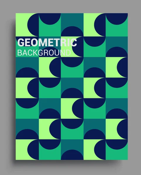 Moderna Geometriska Abstrakta Bakgrund Täcker Cool Lutning Former Sammansättning Vektor — Stock vektor