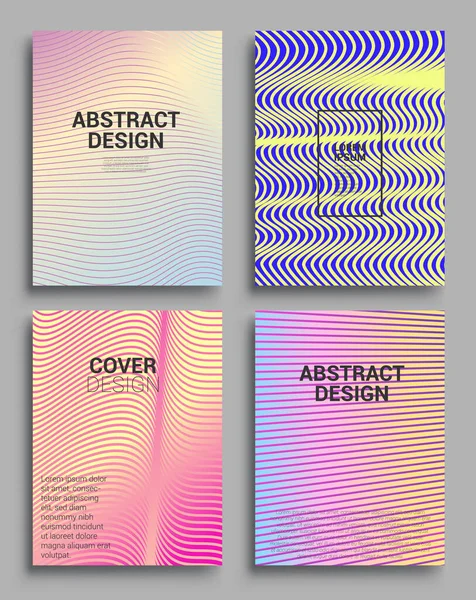 Ελάχιστες Καλύψεις Σχεδιασμού Γεωμετρικές Κλίσεις Ημιτόνου Εικονογράφηση Διάνυσμα Φωτεινό Χρώμα — Διανυσματικό Αρχείο