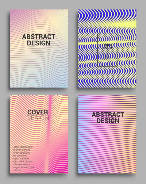 Conception Couvertures Minimales Gradients Géométriques Demi Tons Illustration Vectorielle Fond — Image vectorielle