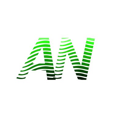 Renkli çemberli A harfi, çizgili kompozisyon mektubu, şirket kimliği için kartvizit, yaratıcı endüstri, web.