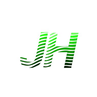 Renkli çemberli, çizgili kompozisyon mektubu, şirket kimliği kartviziti, yaratıcı endüstri, web sitesi içeren JH logotype..