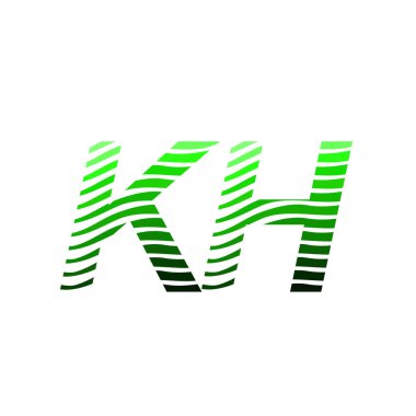 Renkli çemberli, çizgili kompozisyon mektubu, şirket kimliği kartviziti, yaratıcı endüstri, web sitesi içeren KH logotype.