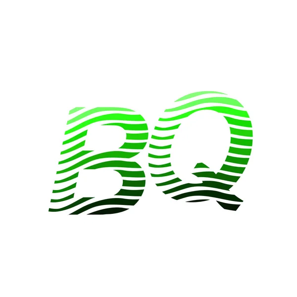 Logotipo Carta Com Círculo Colorido Com Carta Composição Listrada Cartão — Vetor de Stock