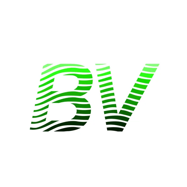 Brief Logotype Met Kleurrijke Cirkel Met Gestreepte Compositiebrief Visitekaartje Voor — Stockvector