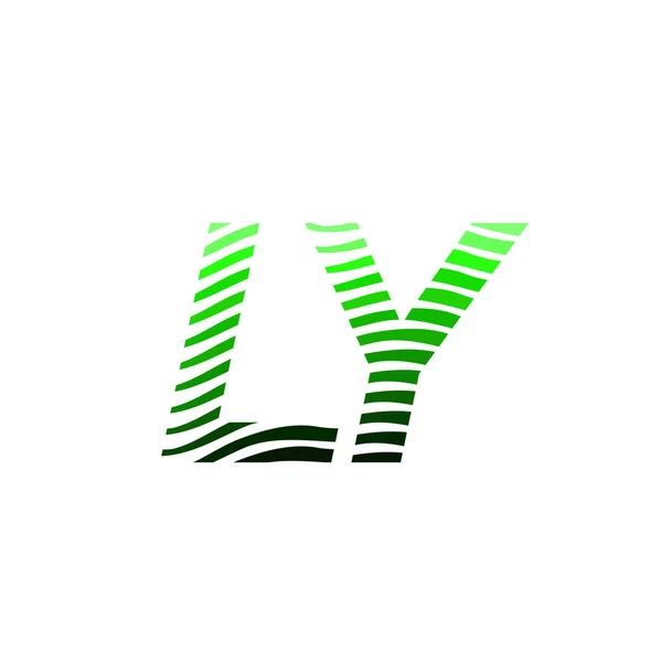 Letter Logotípus Színes Kör Csíkos Összetételű Levél Névjegykártya Vállalati Identitás — Stock Vector