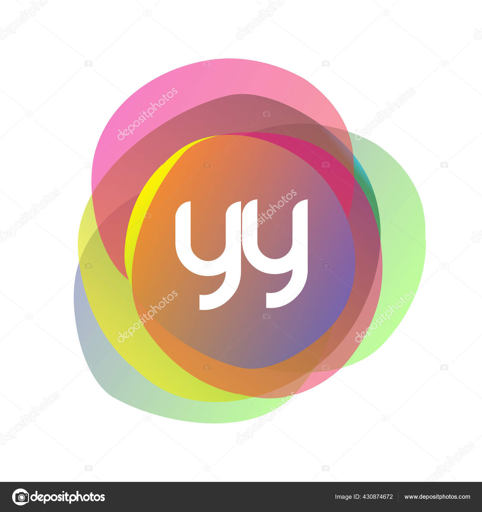 Letter Logo Colorful Splash Background Letter Combination Logo Design  Creative Stock Vector by ©wikaGrahic 430874672