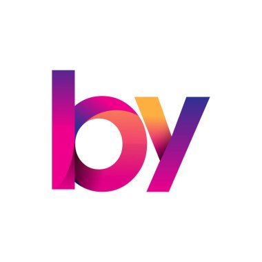 İlk Harf by Logo Küçük Harf, mor ve turuncu, Modern ve Basit Logo Tasarımı.