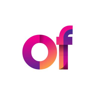 Logonun İlk Harfi Küçük, Mor ve Turuncu, Modern ve Basit Logo Tasarımı.