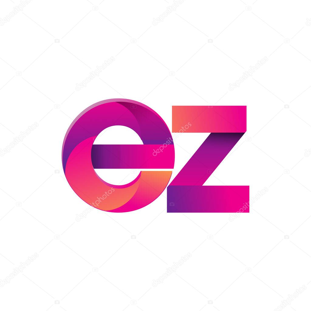 Initial Letter Ez Logo Lowercase Magenta And Orange Modern And Simple Logo Design Larastock Initial Letter Ez Logo Lowercase Magenta And Orange Modern And Simple Logo Design Larastock
