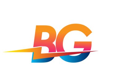 Yaratıcı Güç fikirleri, web, işletme ve şirket için enerji logosu tasarımı, Lightning simgesi ve harf kombinasyonu içeren BG logosu.