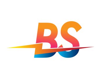 Yaratıcı Güç fikirleri, web, iş ve şirket tasarımları için Lightning simgesi ve enerji logosu kombinasyonu içeren BS harfi logosu.