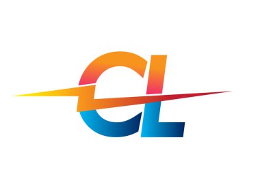 Yaratıcı Güç fikirleri, web, iş ve şirket için CL logosu ve harf kombinasyonu Enerji Logosu tasarımı.