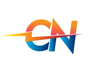 Yaratıcı Güç fikirleri, web, iş ve şirket için CN logosu ve enerji logosu kombinasyonu..