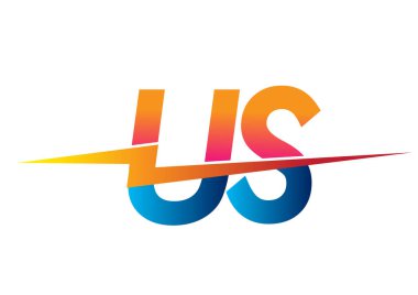 Letter US logo with Lightning icon, letter combination Power Energy Logo design for Creative Power ideas, web, business and company.