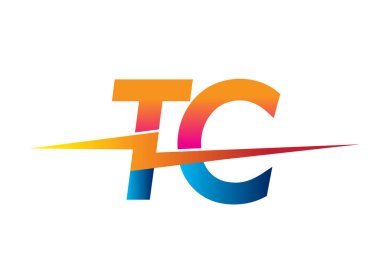 Yaratıcı Güç fikirleri, web, iş ve şirket tasarımları için TC logosu ve harf kombinasyonu..