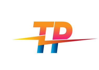 Yaratıcı Güç fikirleri, web, iş ve şirket tasarımları için TP logosu, Lightning simgesi, Güç Logosu kombinasyonu.