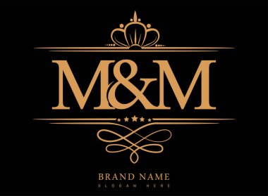 İlk logo, Amperand ilk logo altın kaplama ve klasik desenli..