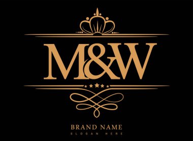MW İlk logo, Amperand ilk logo altın kaplama ve klasik desenli.