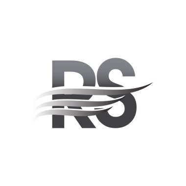 SC kanat logosu, gri renk vektör logosu, şirket adı ve şirket kimliği logosu.