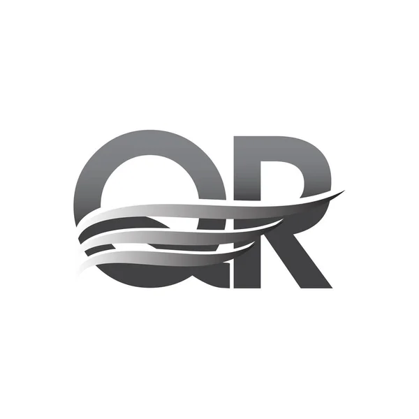 Ursprunglig Vinge Logotyp Grå Färg Vektor Logotyp Logotyp För Företagets — Stock vektor