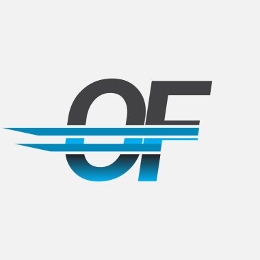 Şirket adının ilk logosu siyah-mavi, basit ve modern logo tasarımı.