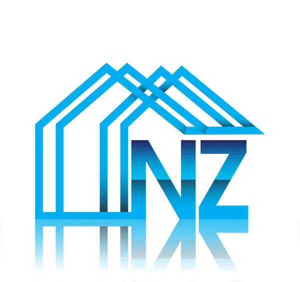 Initial Logo House Icon Business Logo Property Developer — Stock Vector