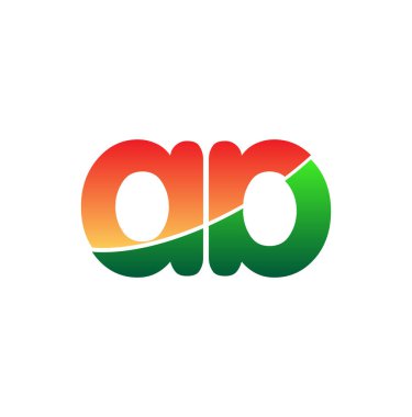 İlk harf AA Logo Küçük harf, renkli logotip Modern ve Basit Logo Tasarımı.