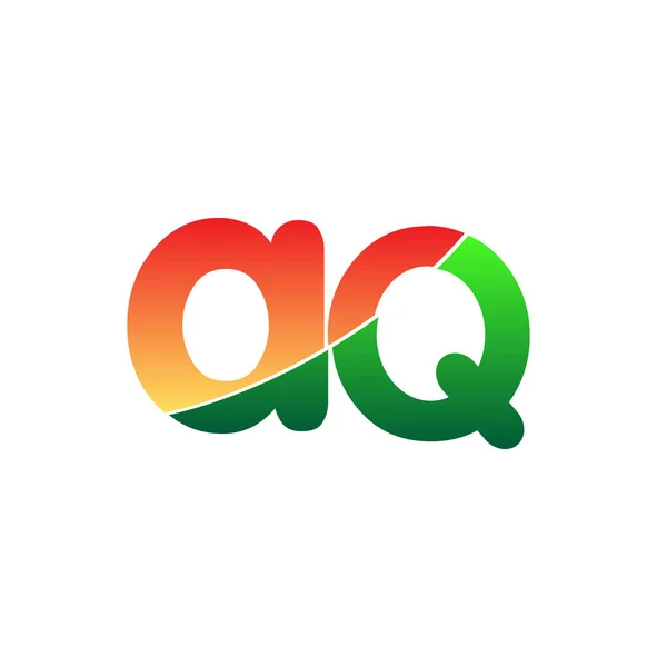 Initial Letter Logo Lowercase Colorful Logotype Modern Simple Logo Design — Διανυσματικό Αρχείο