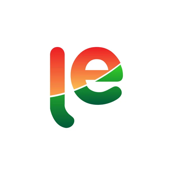 Logo Lowercase Colorful Logotype Modern Simple Logo Design — 스톡 벡터