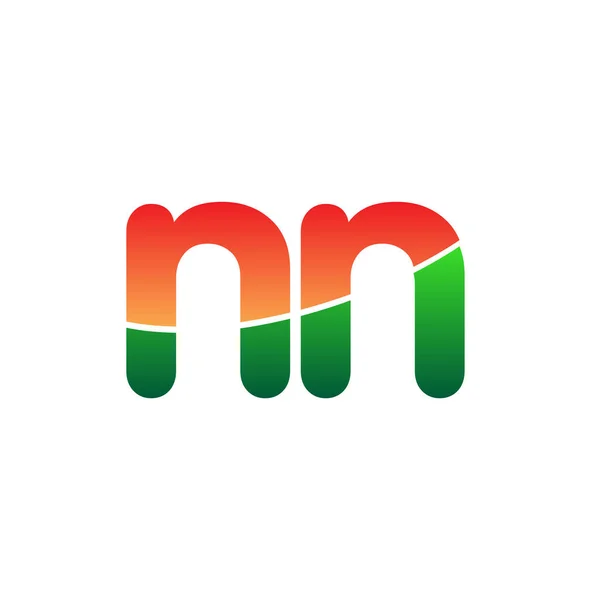 Αρχική Επιστολή Λογότυπο Πολύχρωμο Λογότυπο Modern Simple Logo Design — Διανυσματικό Αρχείο